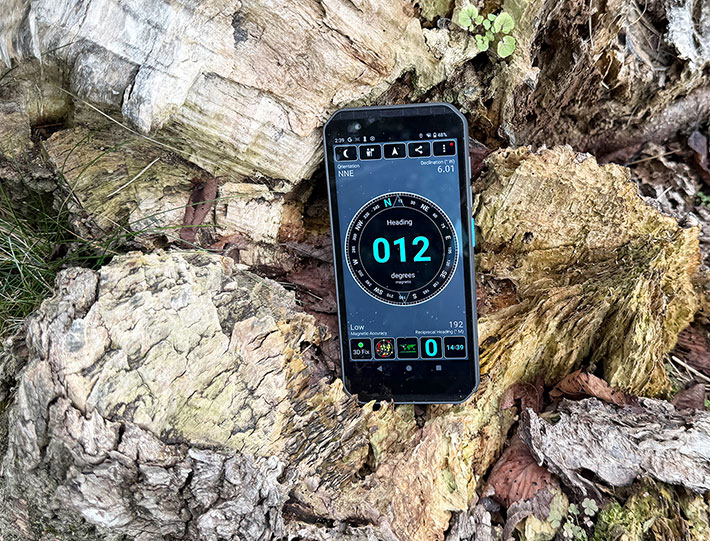 TC605 rugged handheld in an automotive work setting
